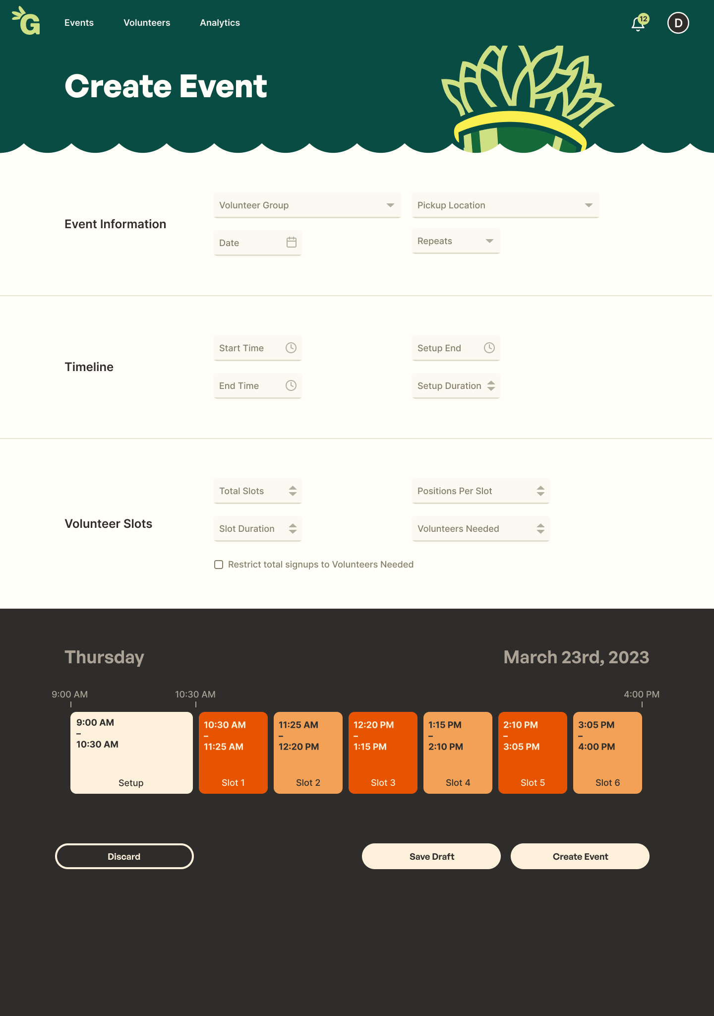 grassroots-grocery-crm_create-event