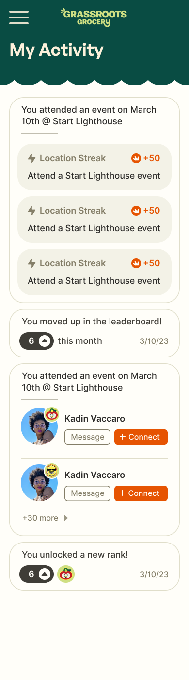 grassroots-grocery-volunteer-platform_my-activity